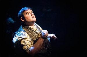 Jarrod Zayas in James Dickey’s Deliverance at 59E59 Theaters. Photo by Jason Woodruff