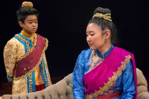 Matthew Uzarraga and Kristen Choi in THE KING AND I at The Marriott Theatre. Photo by Mark Campbell.