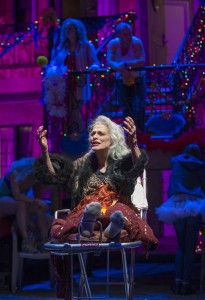 Judith Roberts (Miss Ruby) in Steppenwolf Theatre Company’s AIRLINE HIGHWAY, a world premiere by Lisa D’Amour, directed by Joe Mantello. Photo by Michael Brosilow.