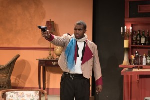 Joaquim (Anthony Conway) exerts his authority at the Imperial Hotel, in Eclipse Theatre's production of “Mud, River, Stone” by Lynn Nottage, directed by Andrea J. Dymond.