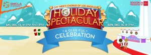 GMCLA Holiday Spectacular 2014 - A GLEE-FUL CELEBRATION - poster