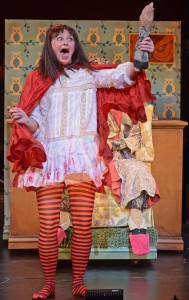 Kjerstine Rose Anderson as Little Red Riding Hood - Photo by Kevin Parry