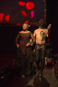 Alana Arenas (Marie Antoinette) with Ariel Shafir (Axel Fersen) in Steppenwolf Theatre Company’s production of Marie Antoinette