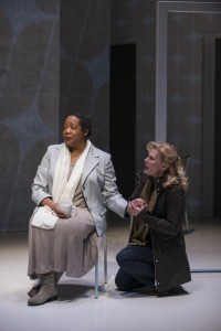 Jacqueline Williams, Hollis Resnik in THE GOOD BOOK at Court Theatre. Photo by Michael Brosilow.