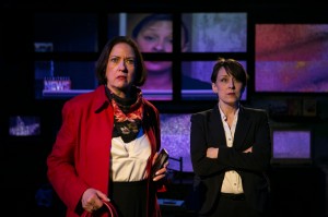 Joan McGrath and Kelli Walker in Pride Films and Plays’ production of ANGRY FAGS by Topher Payne. Photo by Anna Sodziak.