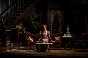 Shannon Cochran (Regina Giddens) in The Little Foxes by Lillian Hellman, directed by Henry Wishcamper at Goodman Theatre (May 2 – June 7, 2015).
