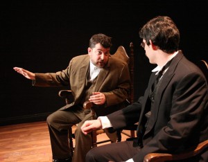 Nathan Pease (Otto Gross) and Patrick Doolin (Carl Jung)