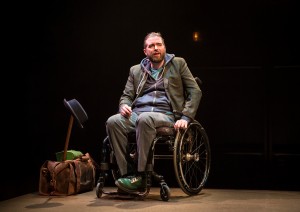 Michael Patrick Thornton in TITLE AND DEED at Lookingglass Theatre. Photo by Liz Lauren.