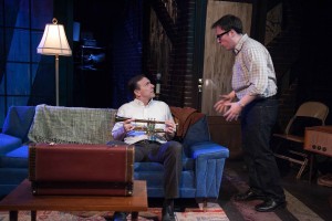 Michael Ehlers and Michael Mahler in American Blues Theater's SIDE MAN. Photo by Johnny Knight.