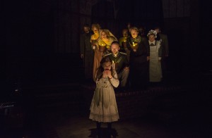 Tori Whaples (front) and the cast of The Secret Garden