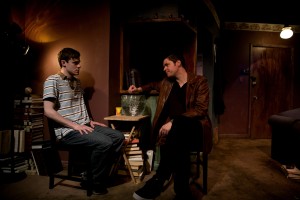 Curtis Edward Jackson, Peter Moore (l to r) in Brilliant Adventures at Steep Theatre