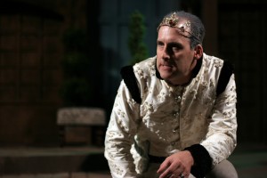 Kevin McKillip as Leontes stars in First Folio Theatre’s production of The Winter’s Tale.
