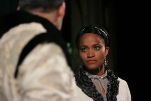 Diana Coates as Paulina stars in First Folio Theatre’s production of The Winter’s Tale.