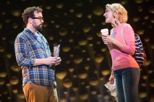 Matt Bittner and Betsy Wolfe in La Jolla Playhouse’s world-premiere musical UP HERE