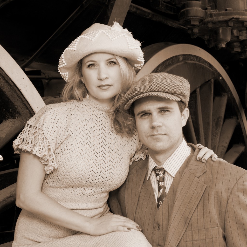 Ashley Fox Linton and Will Collyer play Bonnie and Clyde in Musical Theatre...