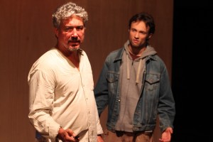 Darrett Sanders and Joe Mahon star in the Theatre of NOTE World premiere production of THE WHISKEY MAIDEN, written and directed by Chris Kelley and now playing at Theatre of NOTE in Hollywood.