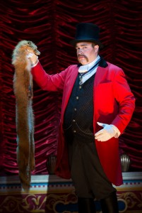 John Rapson as Lord Adalbert D’Ysquith in A GENTLEMAN’S GUIDE TO LOVE AND MURDER National Tour. Photo by Joan Marcus.