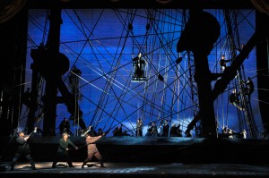 A scene from a San Francisco Opera performance of MOBY-DICK. Photo by Cory Weaver