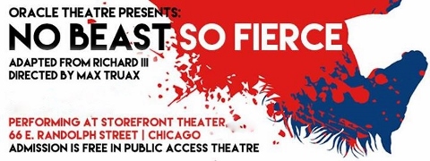 Post image for Chicago Theater Review: NO BEAST SO FIERCE (Oracle and DCASE at the Storefront Theater)