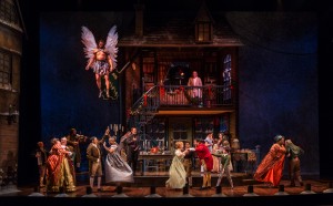 The cast of A Christmas Carol at Goodman Theatre.