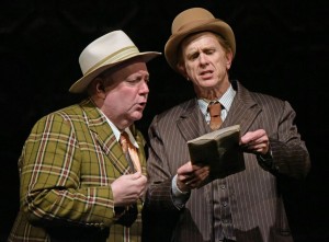 Daniel T. Parker and David Kelly in The Oregon Shakespeare Festival Production of GUYS & DOLLS. Photo by Kevin Parry.