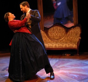 Drew Johnson and Jacquelyne Jones in City Lit's THE GILDED AGE-A TALE OF TODAY.