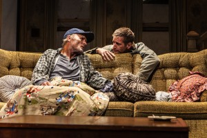 Ed Harris and Paul Sparks in Sam Shepard’s “Buried Child,” directed by Scott Elliott, Off-Broadway at The New Group. Photo credit: Monique Carboni.