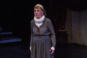 Caroline Latta in The Gift Theatre's RICHARD III. Photo by Claire Demos