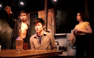 Shaun Taylor-Corbett, Jay Lee, Sammi Smith in Coeurage Theatre Company’s Vieux Carre by Tennessee Williams (Photo by Nardeep Khurmi)