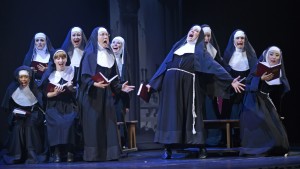 The company of Musical Theatre West's Production of Sister Act.