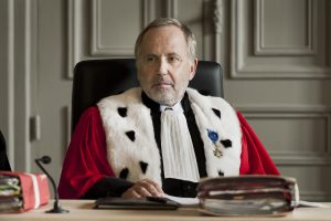 FABRICE LUCHINI as MICHEL RACINE in the film COURTED. Photo Credit: JEROME PREBOIS