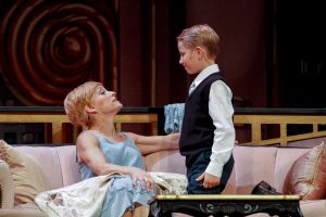 7) Nancy Hays (Mame Dennis) and Zachary Scott Fewkes (Young Patrick Dennis) in Light Opera Works’ Mame August 20-28, 2016- at Cahn Auditorium in Evanston, IL.
