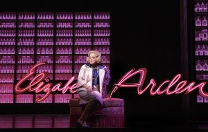 Christine Ebersole (Elizabeth Arden) sings “Pink” in War Paint, a world premiere musical by Doug Wright, Scott Frankel and Michael Korie. Photo by Joan Marcus