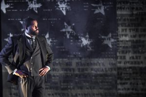 De'Lon Grant in the american vicarious’ world premiere of DOUGLASS by Thomas Klingenstein, directed by Christopher McElroen. Photo by Evan Barr