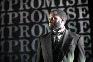 De'Lon Grant in the american vicarious’ world premiere of DOUGLASS by Thomas Klingenstein, directed by Christopher McElroen. Photo by Evan Barr.