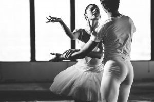 Eva Burton and Colby Parsons of American Contemporary Ballet. Photo by Anastasia Petukhova