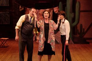 Linda Libby, Manny Fernandes, and Allison Spratt Pearce in GYPSY. Photo by Ken Jacques.