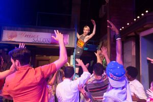 Frankie Leo Bennett as "Sonny" performs "96,000" with the cast of In The Heights