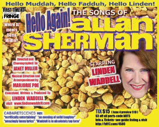 Post image for Los Angeles Cabaret Review: HELLO AGAIN! THE SONGS OF ALLAN SHERMAN (Linden Waddell at the Stephanie Feury Studio Theatre)