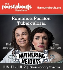 Post image for San Diego Theater Review: WITHERING HEIGHTS (The Roustabouts at Diversionary Theatre)