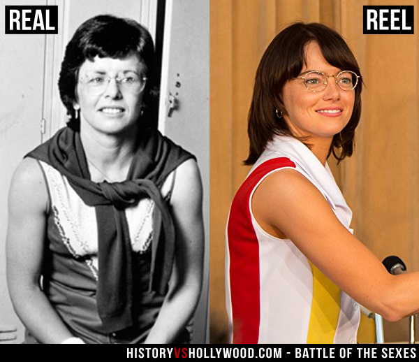 Emma Stone scores as Billie Jean King in 'Battle of the Sexes