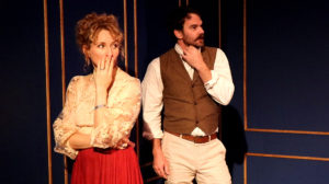 Jade Sealey and Brian Henderson in Uncle Vanya by Anton Chekhov, directed by Jack Stehlin at The New American Theatre photo: Jeannine Wisnosky Stehlin