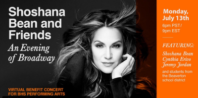Post image for Concert Preview: AN EVENING OF BROADWAY (Shoshana Bean and Friends on YouTube)
