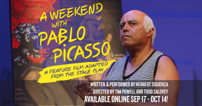 Post image for Theater Review: A WEEKEND WITH PABLO PICASSO (feature-length film adaptation at San Diego Rep)