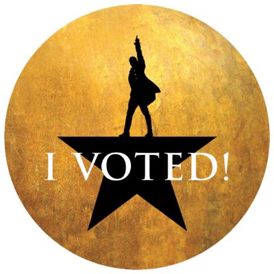 Post image for Extra: VOTE AT HOLLYWOOD PANTAGES THEATER (And Get A Hamilton “I Voted” Sticker)