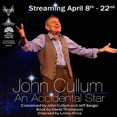 Post image for Theater: JOHN CULLUM: AN ACCIDENTAL STAR (Vineyard Theatre, Goodspeed Musicals, Irish Rep)