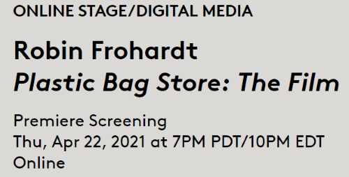 Post image for Film: ROBIN FROHARDT’S PLASTIC BAG STORE: THE FILM (World Premiere from CAP UCLA)