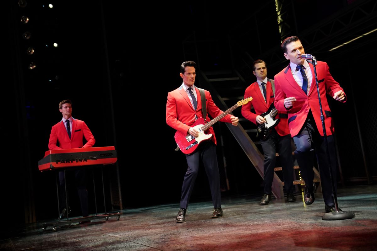 Jersey Boys' star shows off stage moves ahead of Winterfest gala