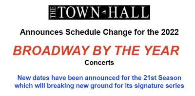 Post image for NYC Theater: BROADWAY BY THE YEAR CONCERTS (Town Hall)