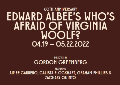 Post image for First Look: WHO’S AFRAID OF VIRGINIA WOOLF? (Geffen)